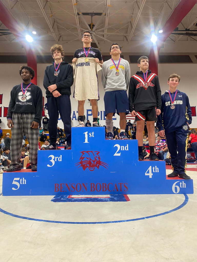 1st - 6th place wrestlers