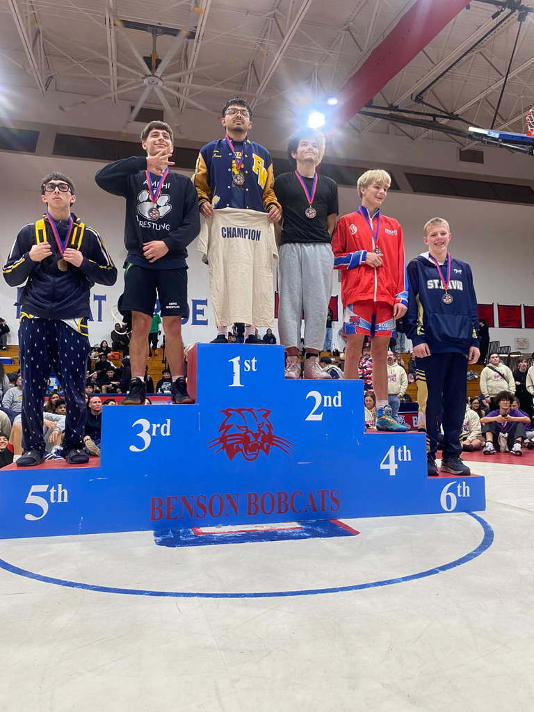 1st - 6th place wrestlers