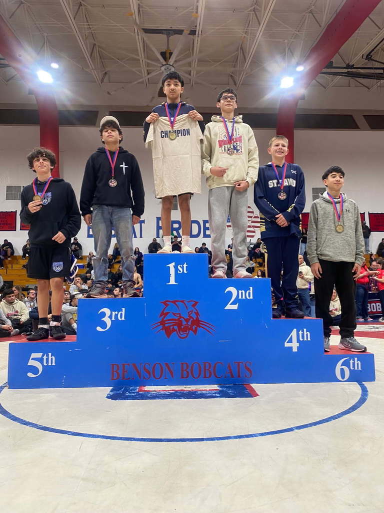 1st - 6th place wrestlers