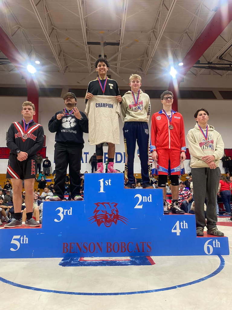 1st - 6th place wrestlers