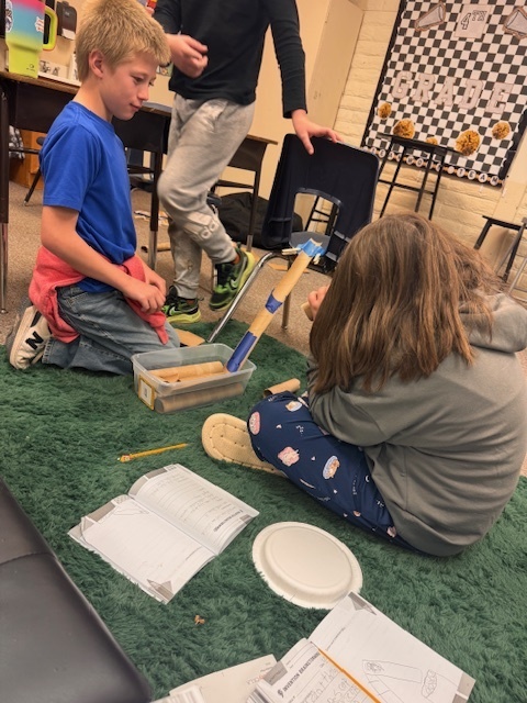 students working together