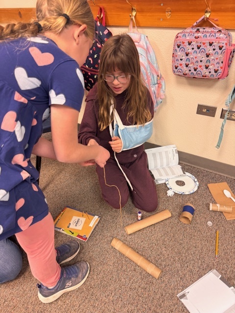 students working together