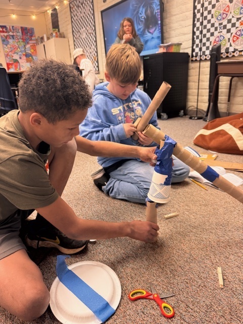 students working together