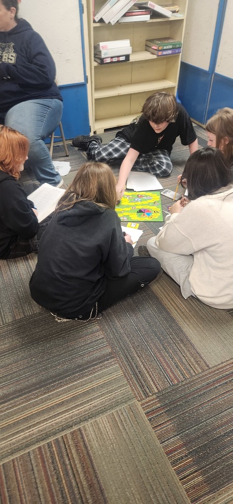 students playing game