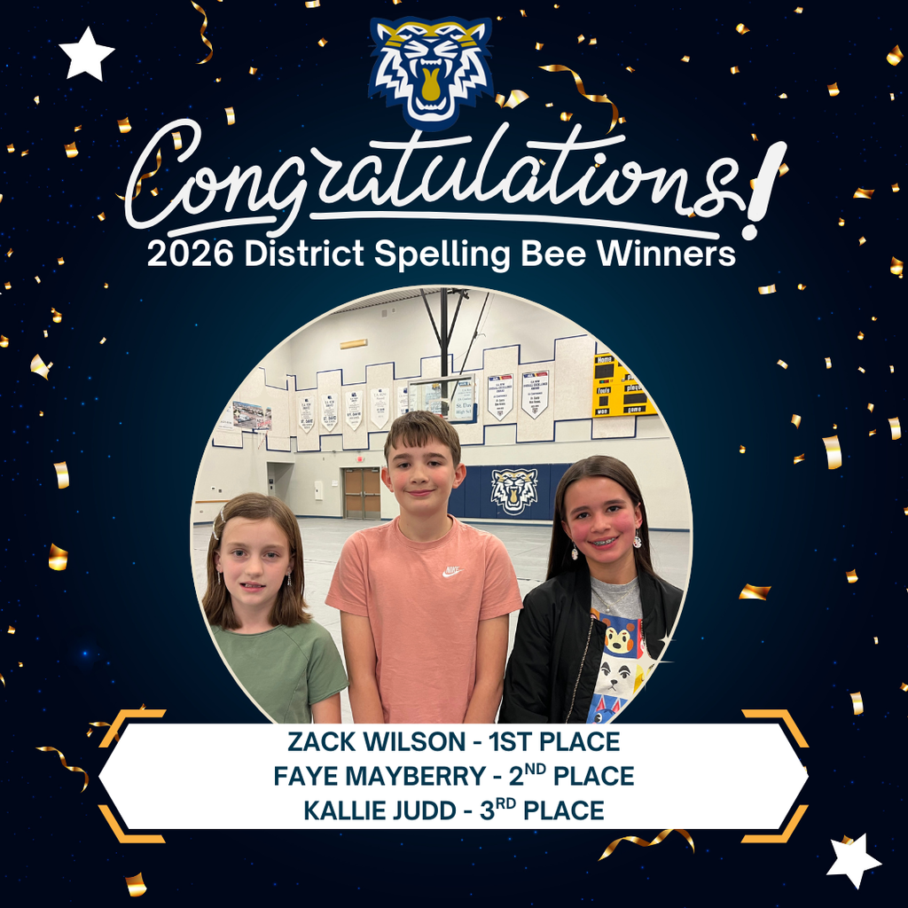 Congratulations 2026 District Spelling Bee Winners