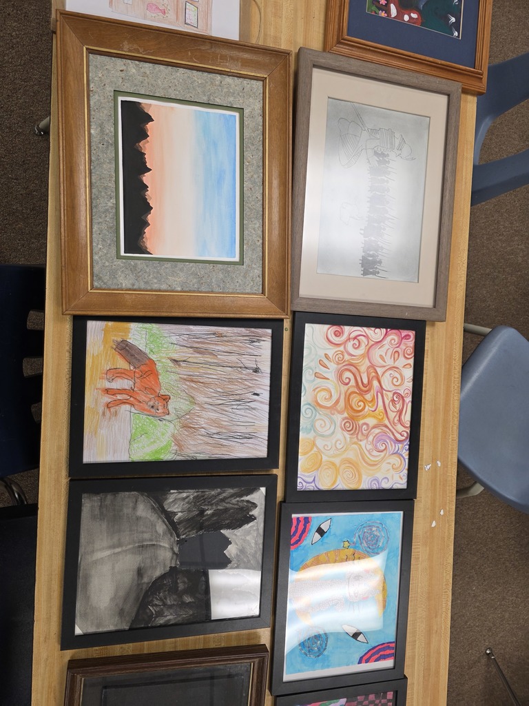 variety of art pieces