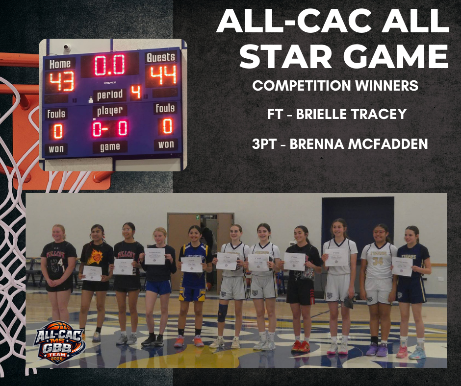 CAC All-Star Game Competition Winners FT - Brielle Tracey 3pt - Brenna McFadden