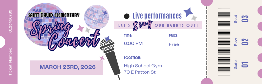 St. David Elementary Spring Concert