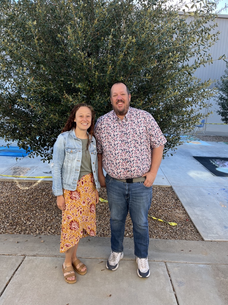 Mrs. Smith and Principal Brogan