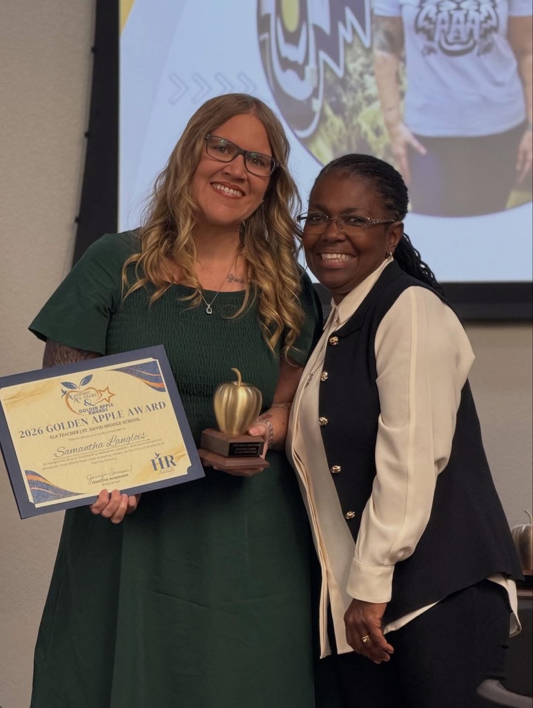 Mrs. Langlois & County Superintendent Jacqui Clay