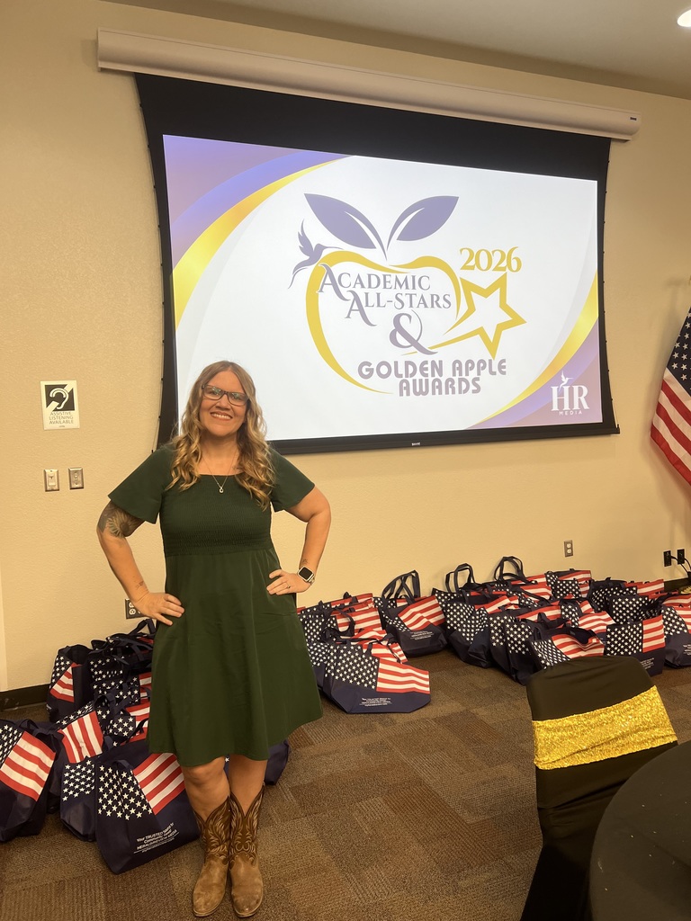 Mrs. Langlois at Golden Apple Awards