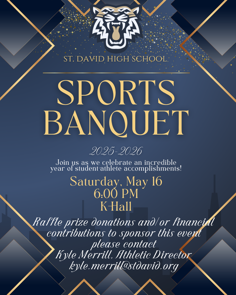 Sports Banquet Saturday May 16 6:00 pm K-Hall Need prize donations