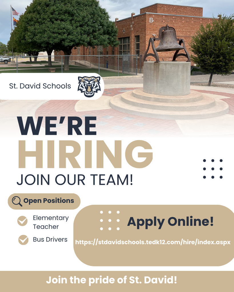 We're Hiring join our team open positions elementary teacher bus drivers apply online