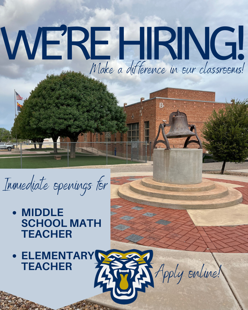 We're hiring middle school math teacher & elementary teacher