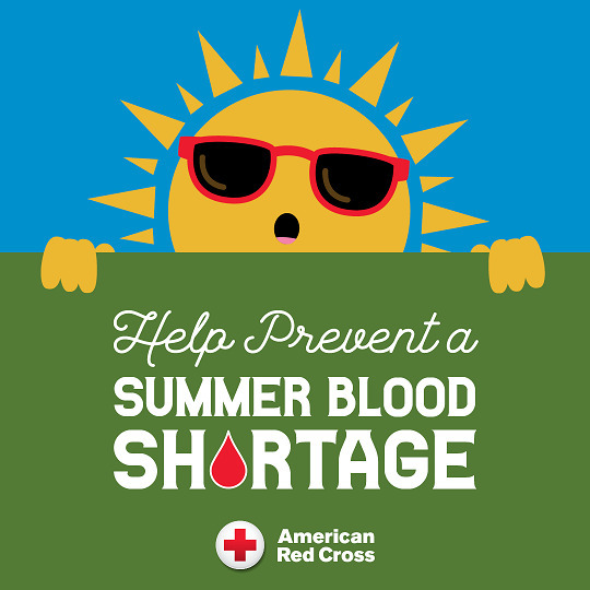 Helpl prevent a summer blood shortage