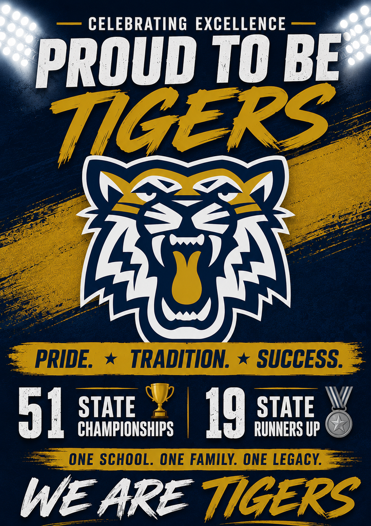 51 State Championships 19 state runners up we are tigers