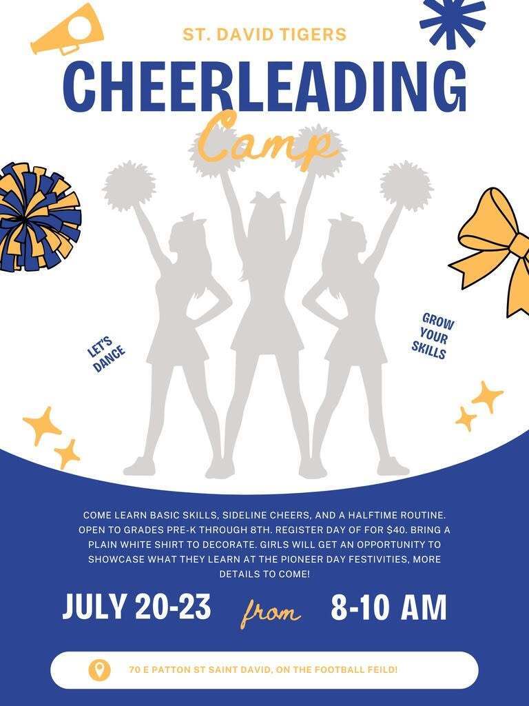 Cheer camp flyer