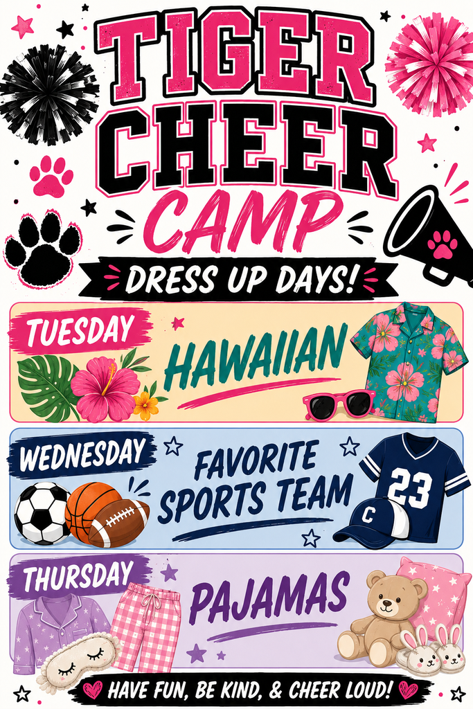 Camp dress up days