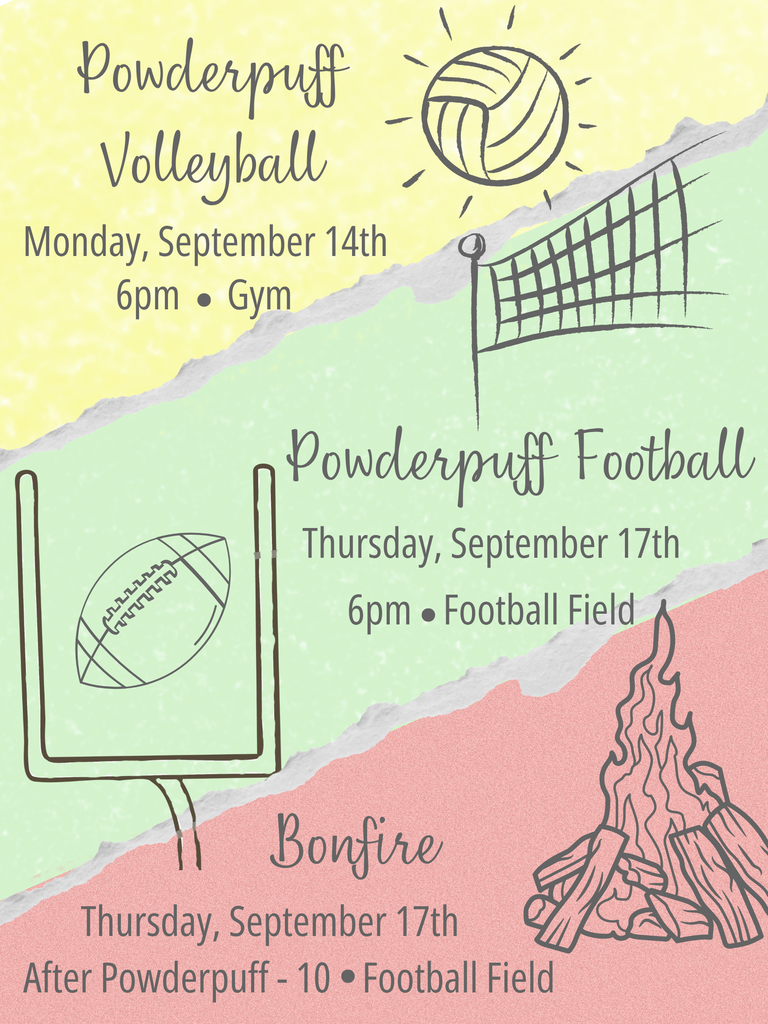 Powderpuff Volleyball and Bonfire