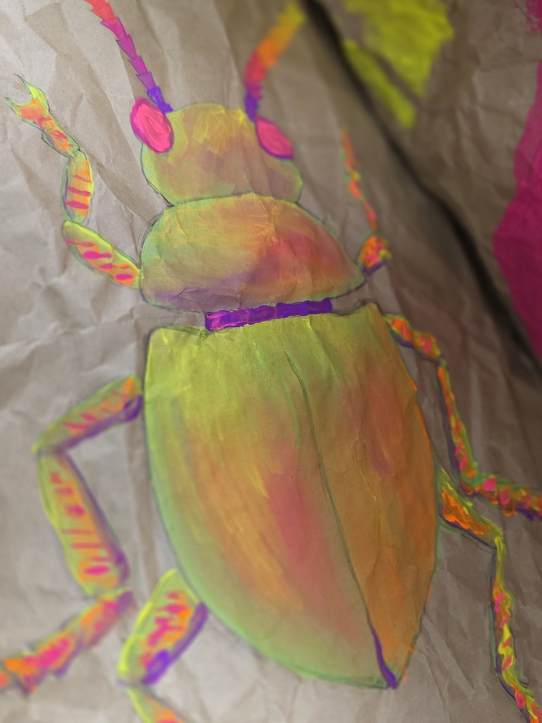black light art
