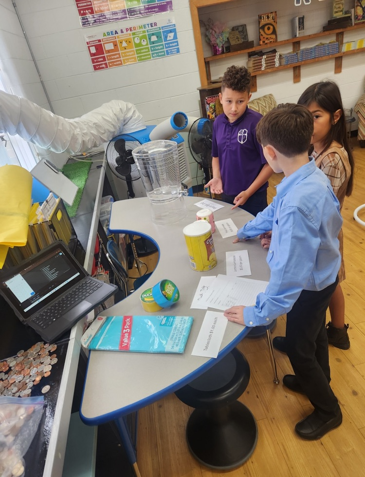 shopping for Lemonade War supplies