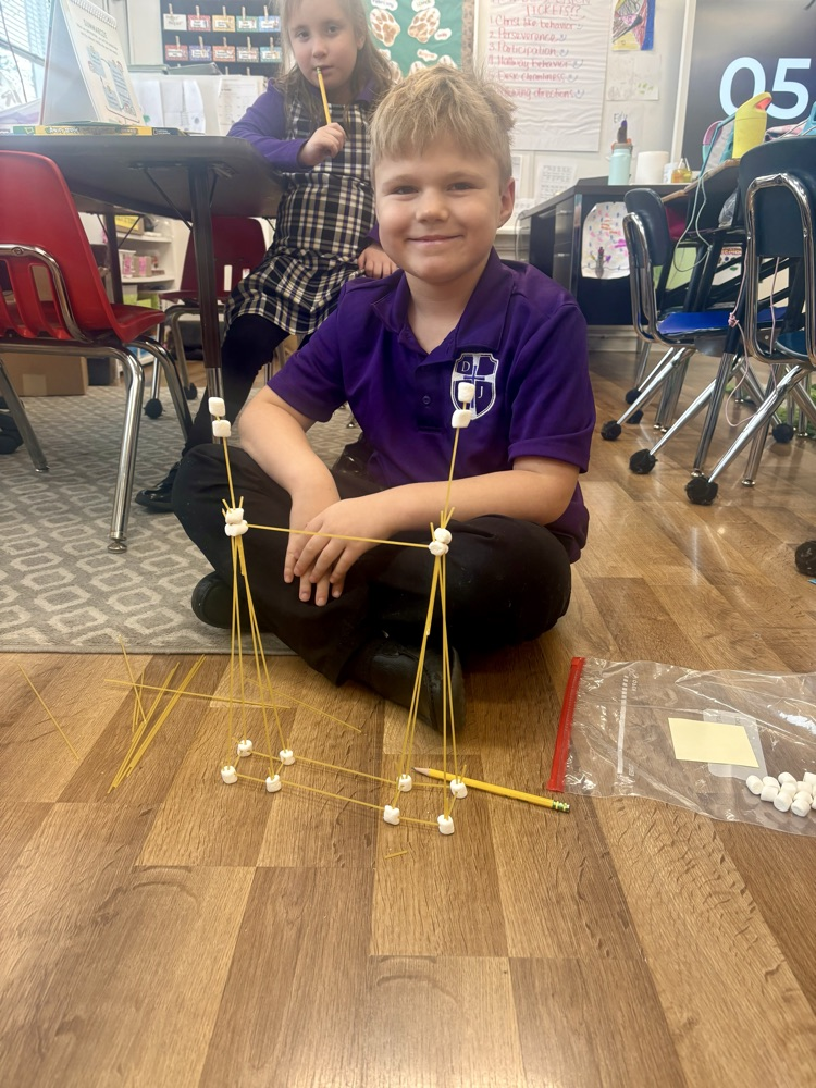 Jack Grabowski building his spaghetti tower!