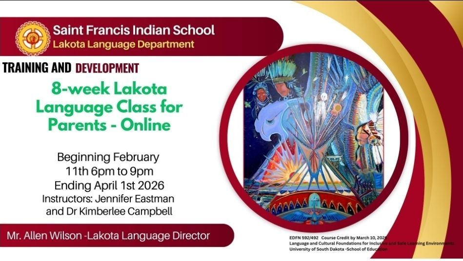 Lakota Language Class Flyer