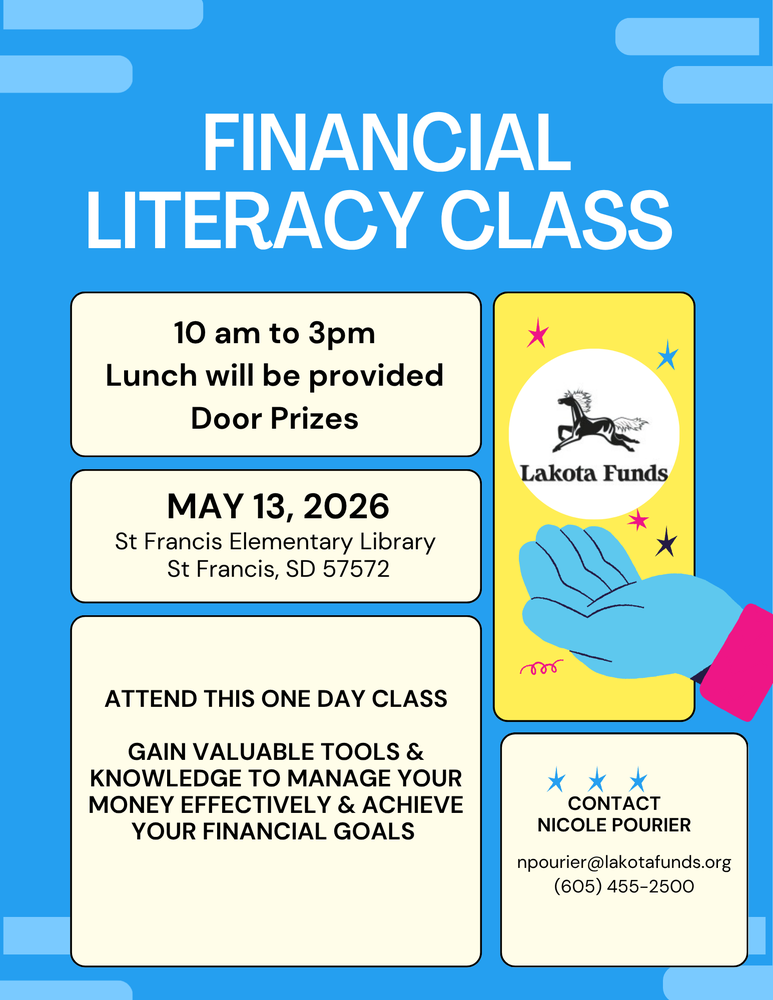 Financial Literacy Class Flyer