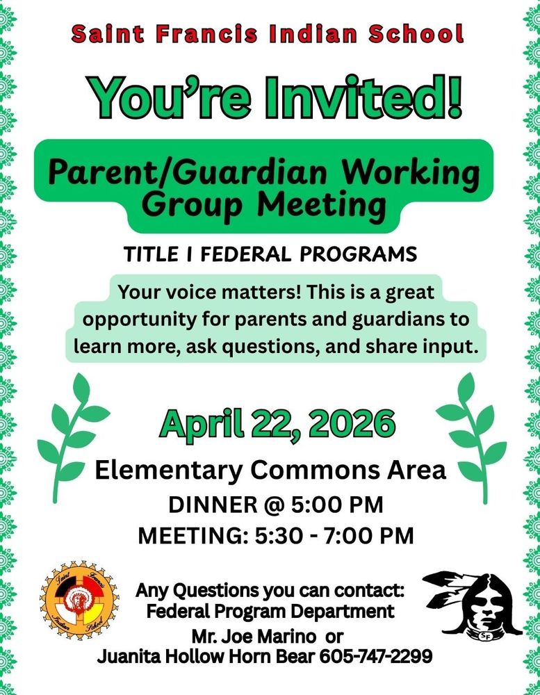 Flyer for Title I Meeting