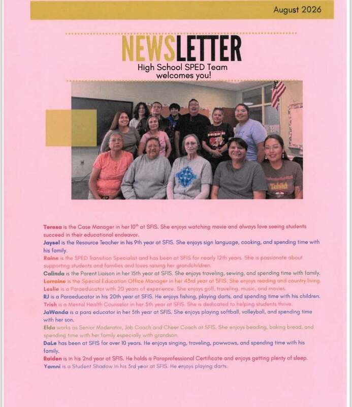 SPED August Newsletter