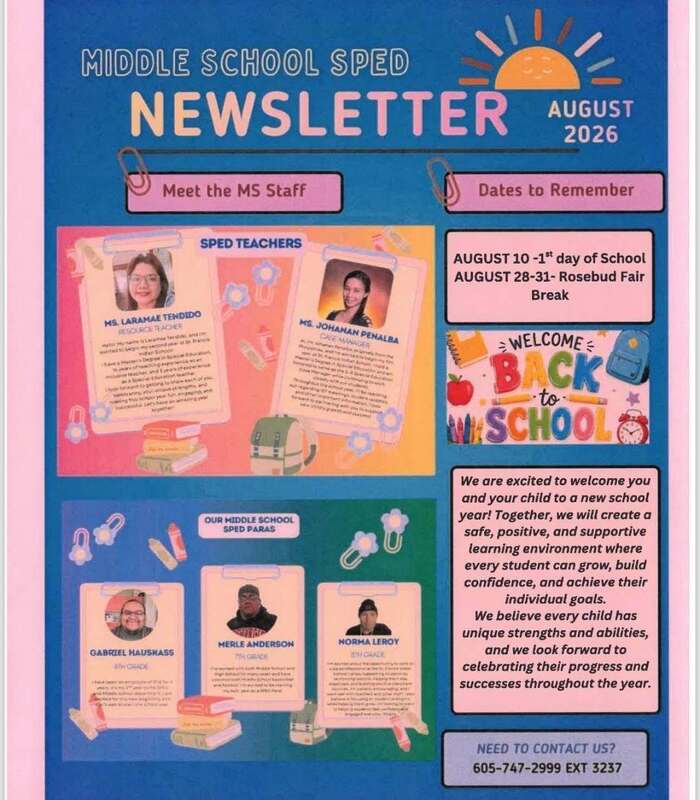 SPED August Newsletter