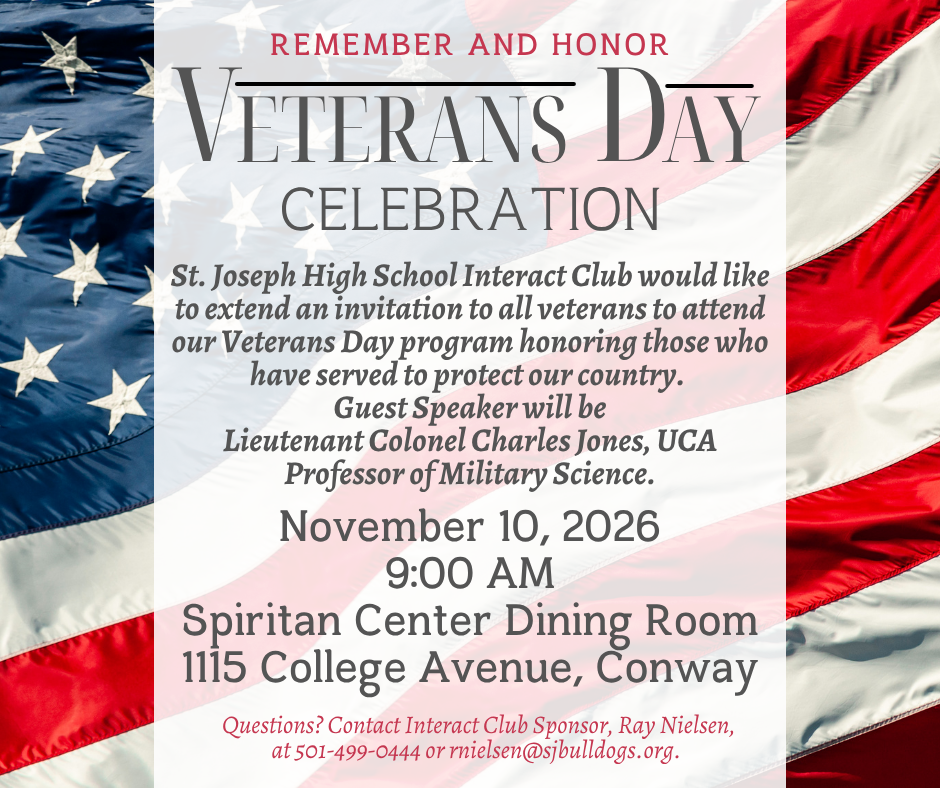 Veterans Day Celebration Nov. 10