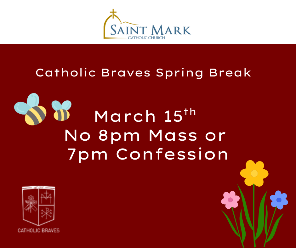 No 8pm Mass March 15