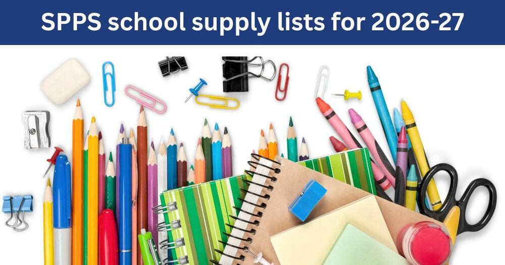 SPPS school supply lists 2026-27