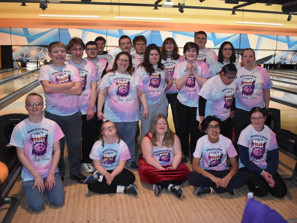 Saint Peter/LSH Strike Force adapted bowling team 