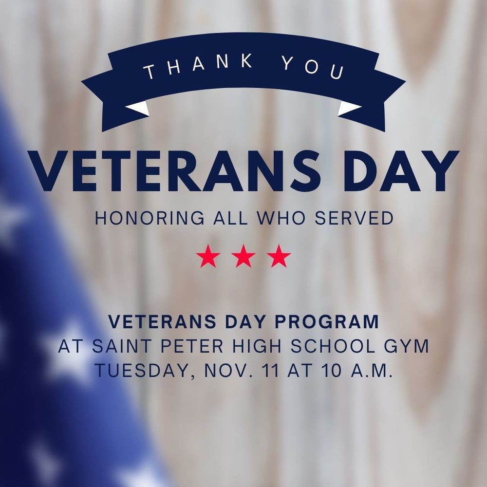 SPHS Veterans Day program info