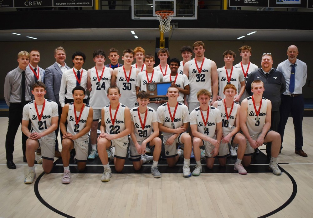 Saints' boys basketball team