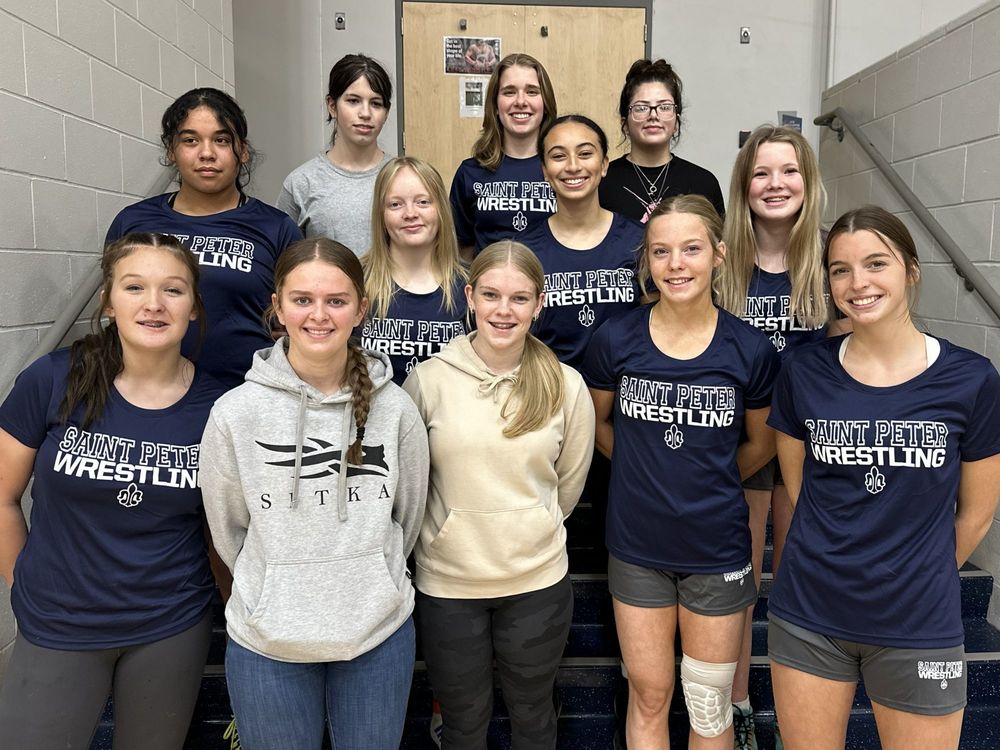 Saints' girls wrestler