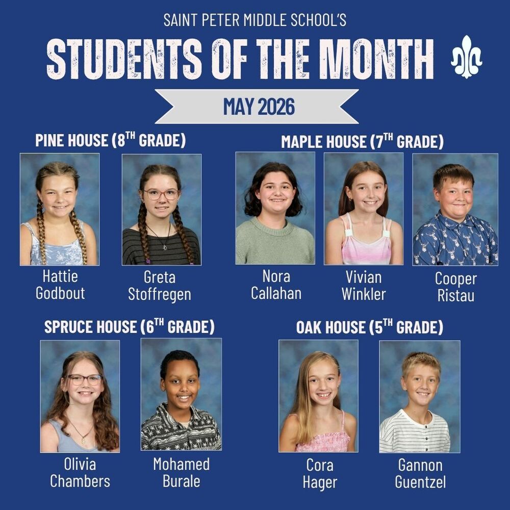SPMS Students of the Month - May 2026