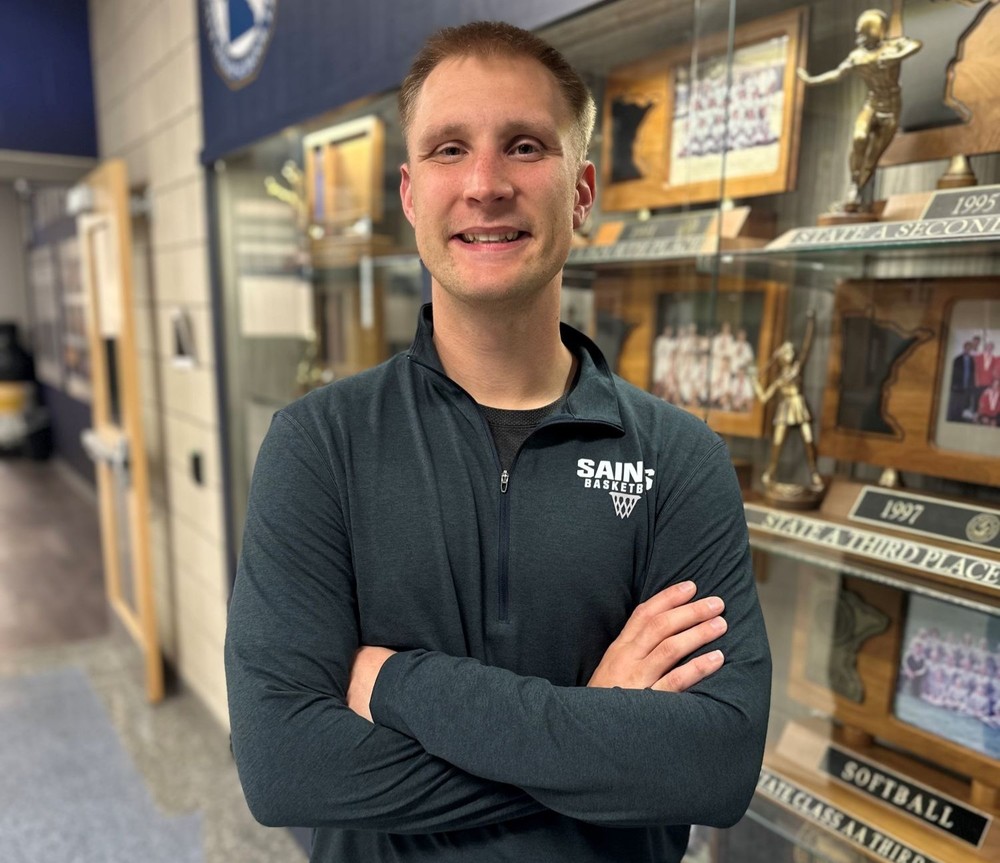 New Saints boys basketball coach Ethan Sindelir