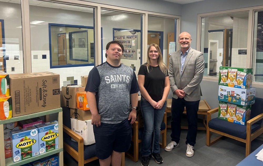 Elks donation at North