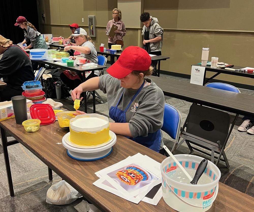 SPHS culinary art students at CRAVE competition (Amelya Weston)