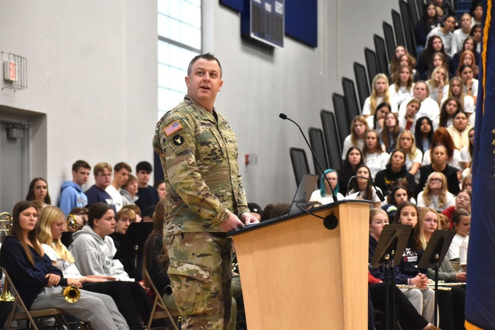 SPHS Veterans Day speaker - SGM Keith Swanson