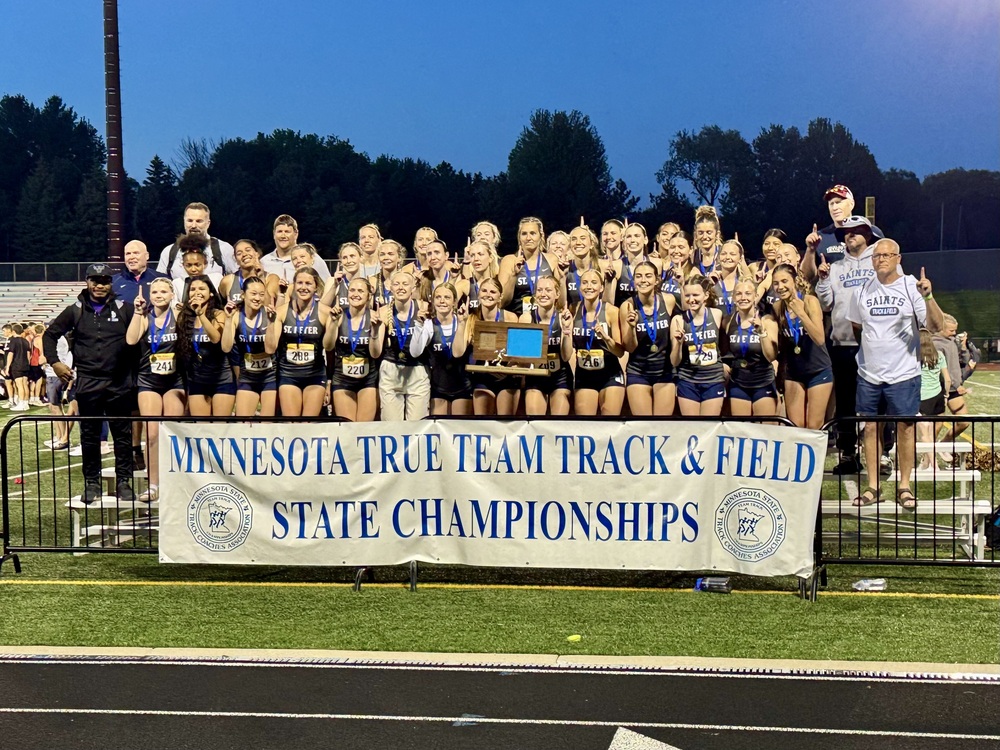 St. Peter Saints girls track - 2026 Class AA True Team state champs!