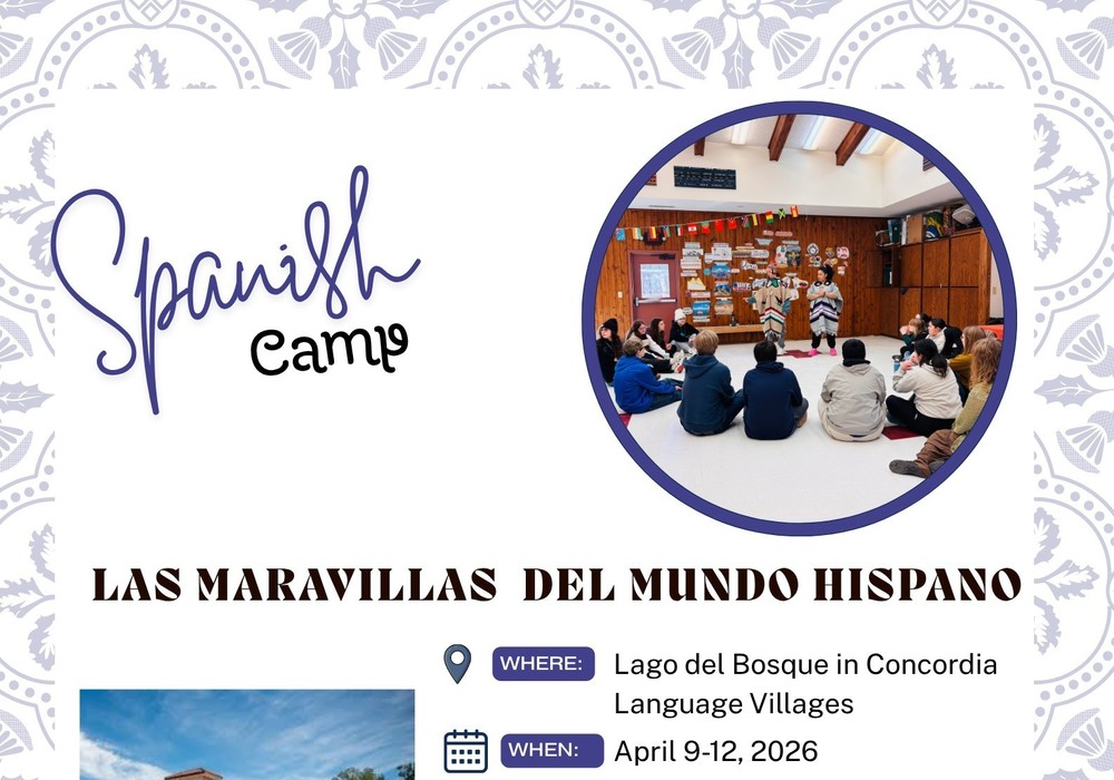 Spanish Immersion Camp info for April 2026