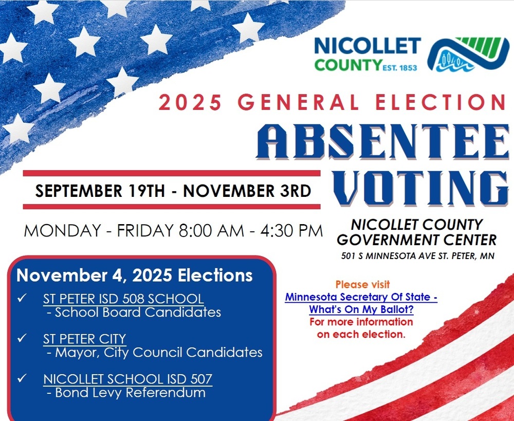 Absentee voting info
