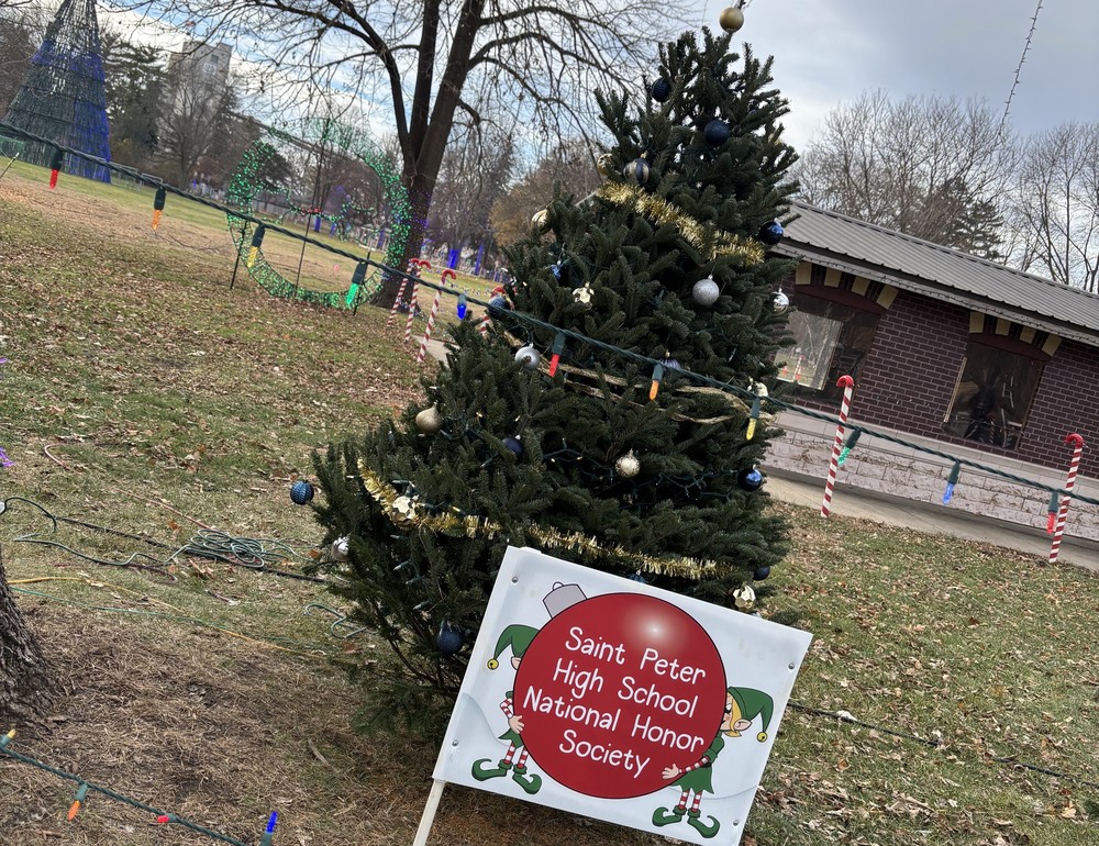 SPHS NHS tree at Holiday Lights