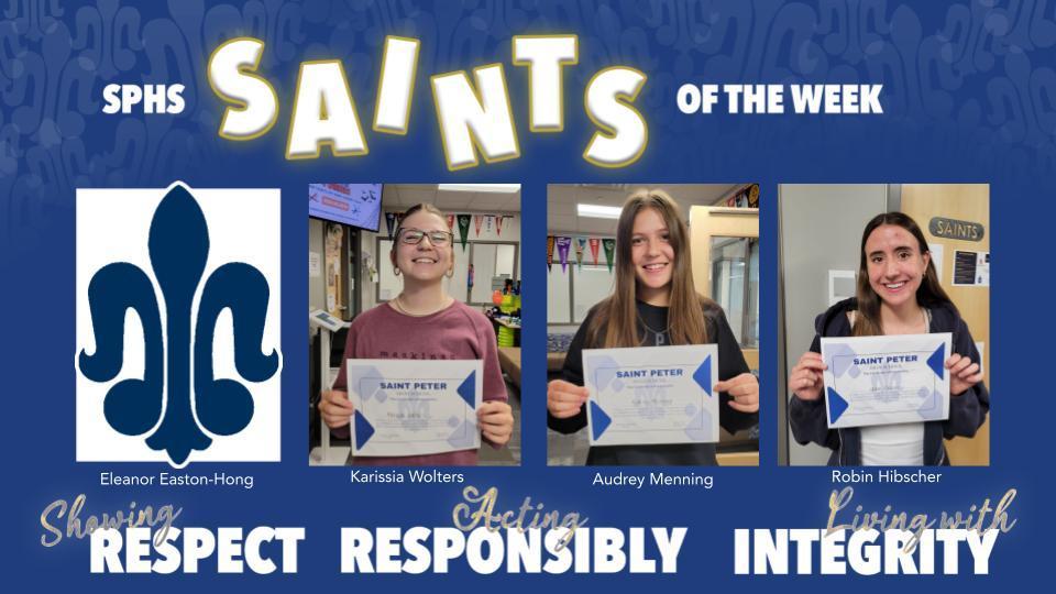 SPHS Saints of the Week