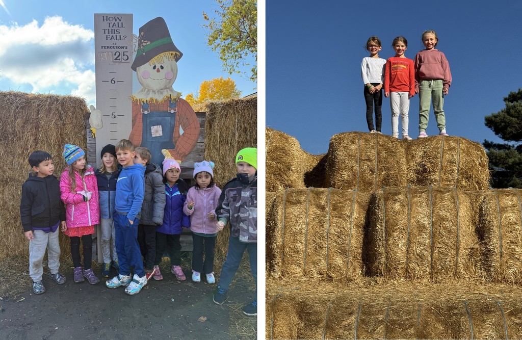South first graders at Ferguson's Apple Orchard