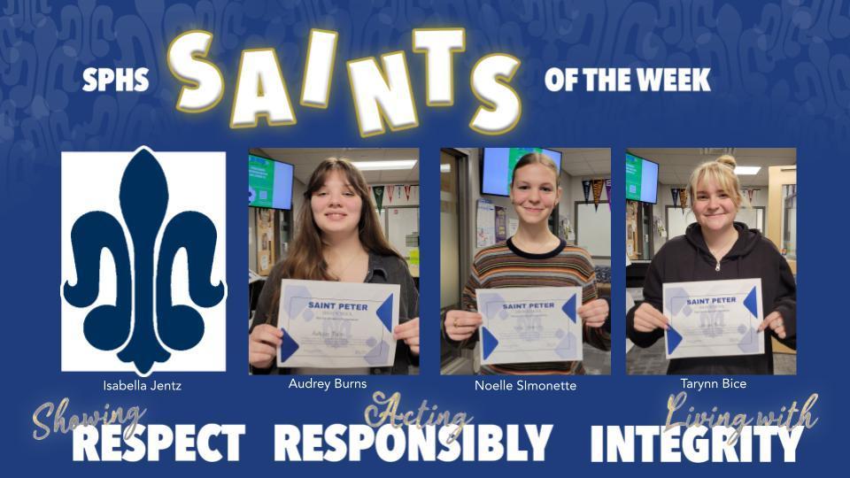 SPHS Saints of the Week